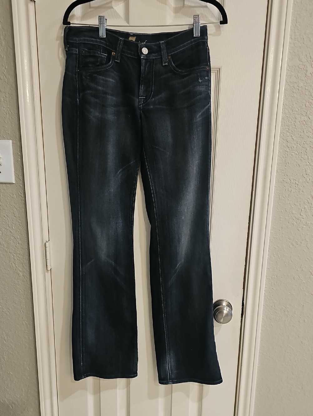 7 For All Mankind Milwaukee Wash Bootcut Jeans Vintage Vibe Size 30
